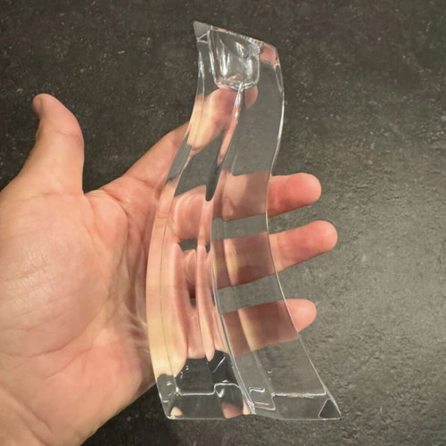 Rogaska Slovenian crystal candle holder like new