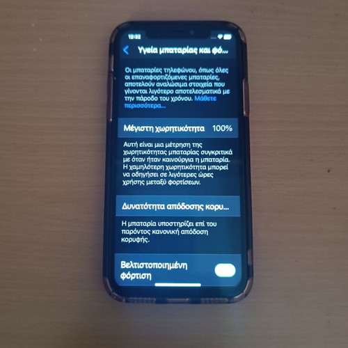 iPhone X with Face ID and 100% battery health