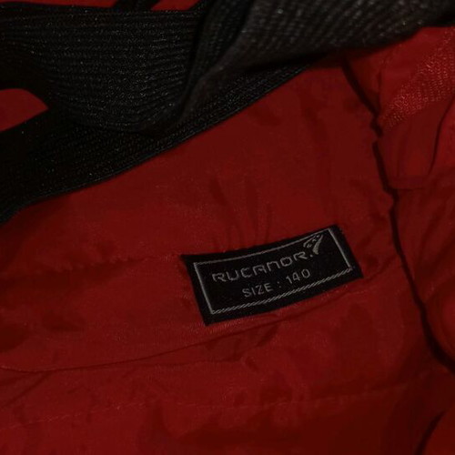 Ski pants like new, red, size 140, kids unisex