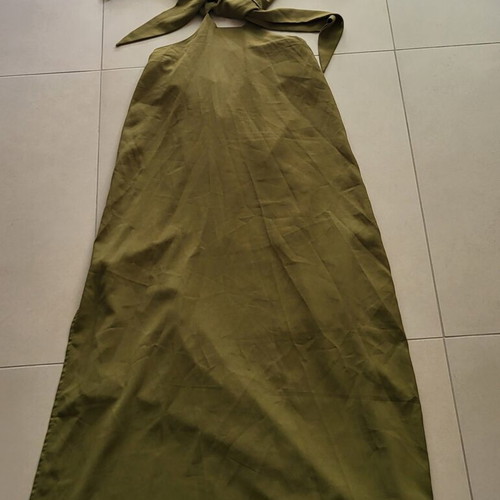 Maxi boho summer dress like new, size S/M, green