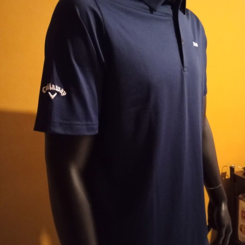 Callaway Opti-Dry Swing Tech Golf Polo L new, sponsor Julius Bär