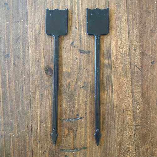 Collectible Music Pub “New Face” stirrers like new, 2 pieces from 1980-90s
