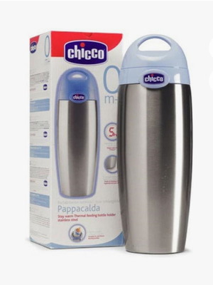 Chicco термос Inox за биберон като нов от неръждаема стомана