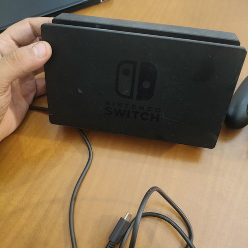Nintendo Switch OLED white with Mario and Rabbids Kingdom Battle game
