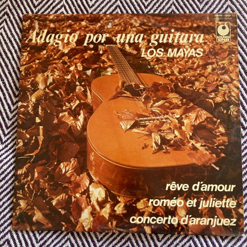 Adagio por una guitarra Los Mayas vinyl used, classical music