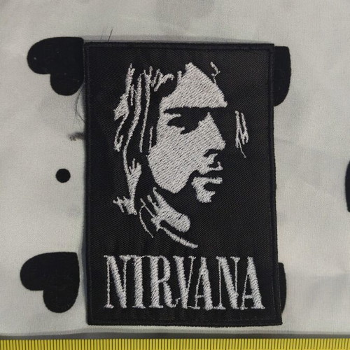 Nirvana Kurt Cobain embroidered patch