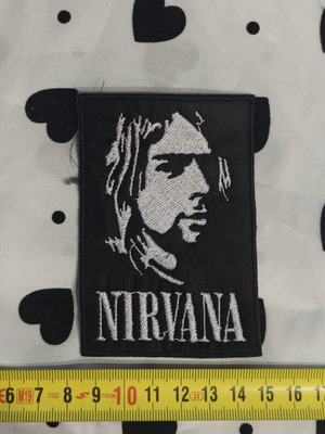 Nirvana Kurt Cobain embroidered patch