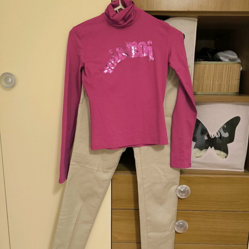 Toi&Moi turtleneck blouse new, pink, size M