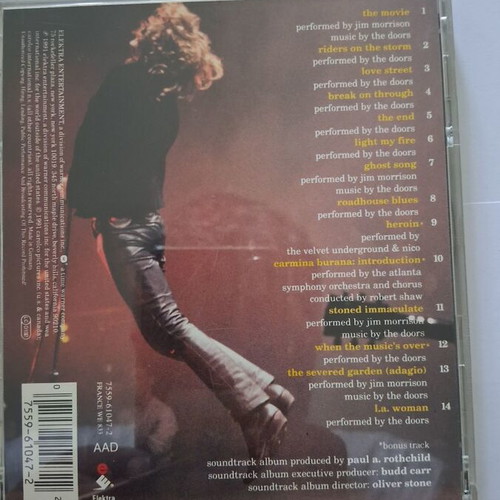 The Doors Music From The Original Motion Picture CD used, rock