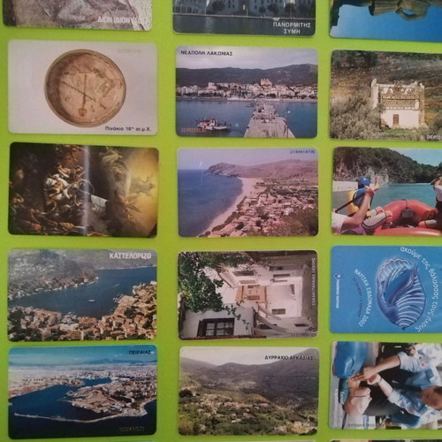 Collectible phone cards used with 25th March and DION cards