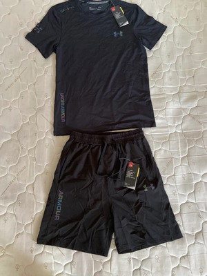 Under Armour sportswear set, black