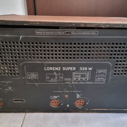 Vintage radio Lorenz Super 338W Berlin 1938-1940 used
