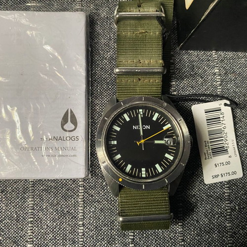 Nixon Rover II A355-1089 Wanderlust Green wristwatch used, full set