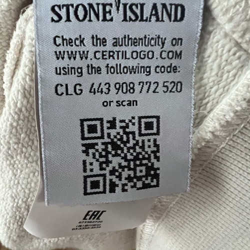 Stone Island Beige Crew Neck Sweatshirt size M like new