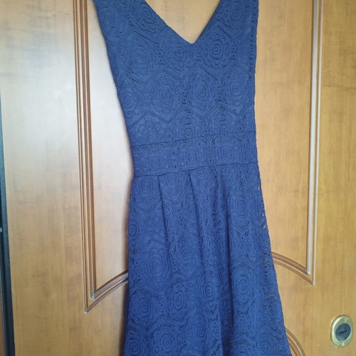 Mela London navy δαντελένιο φόρεμα XL σαν καινούργιο