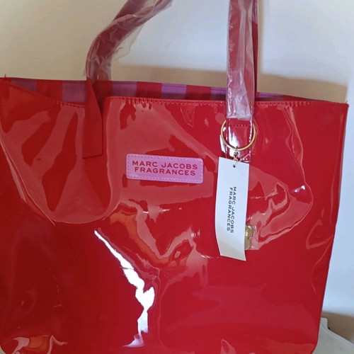 Marc Jacobs red patent leather handbag new