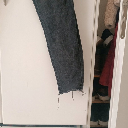 Women's denim jeans black, new, size L