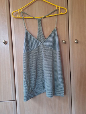 Attrattivo top khaki/grey large like new