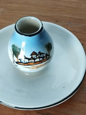 Ceramic candlestick vintage used