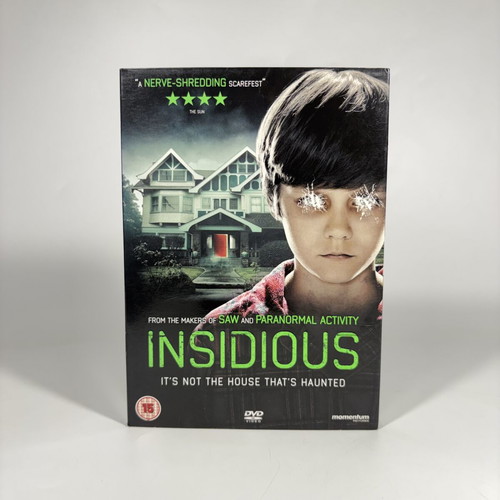 Insidious DVD like new with English subtitles and slipcase