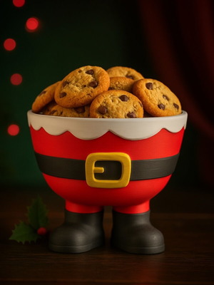 Santa bowl new, printed for chocolates
