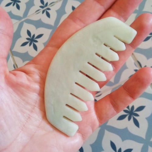 Gua Sha comb made of nephrite new