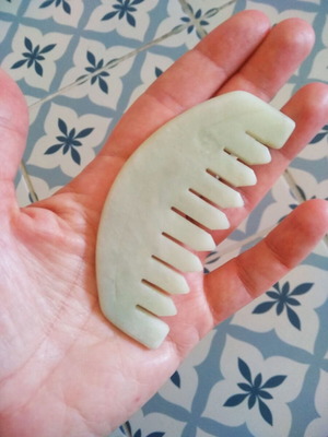 Gua Sha comb made of nephrite new