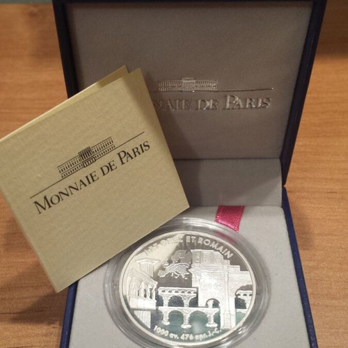 2000 Silver France 6.55957 Francs Art Grecque et Romain Proof Coin New