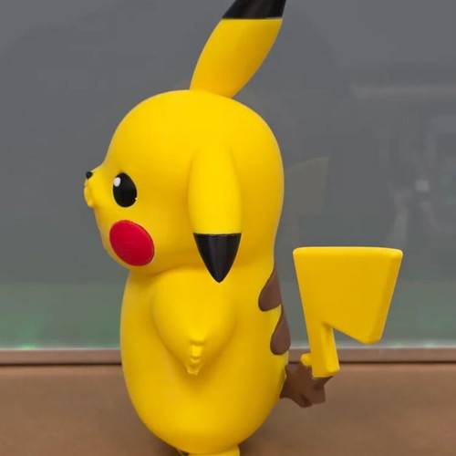 Pikachu 3D Printed Figure New, 21 cm Height