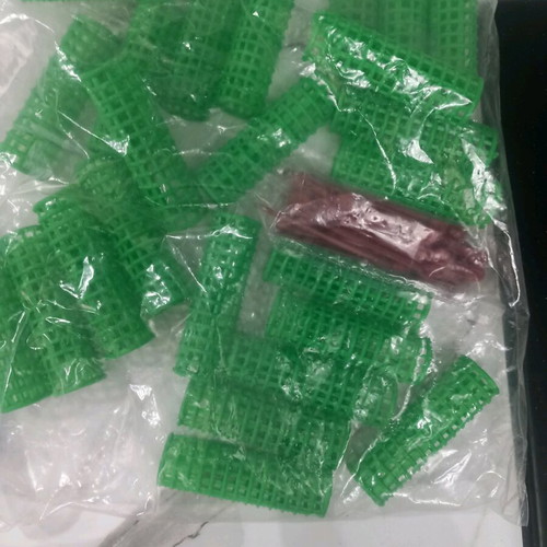 Hair rollers like new, pack of about 80 pieces with pins