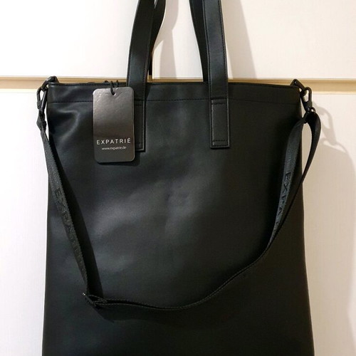 Expatrie shoulder bag new, black, large enough for laptop