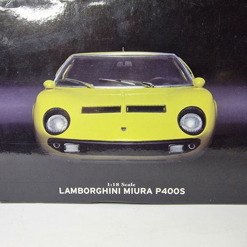Kyosho Lamborghini Miura P400S Metal Model Scale 1:18 New