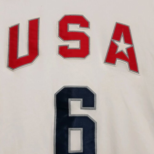 Authentic Team USA Basketball LeBron James 6 Nike jersey like new