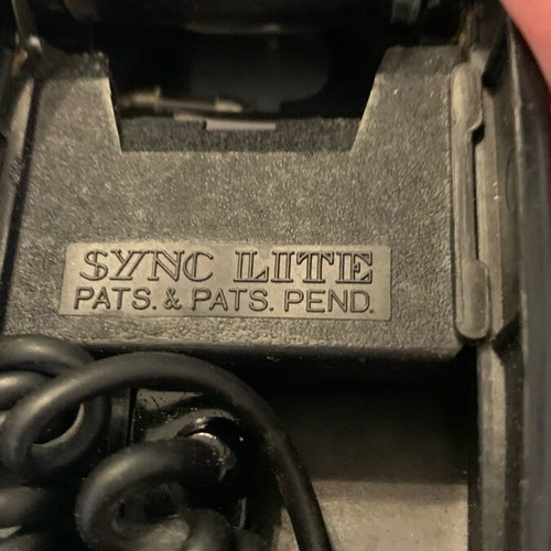 Flash used, vintage