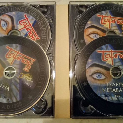 National Geographic Taboo 1&2 series on 8 DVDs like new