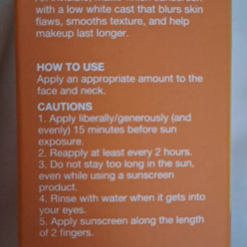Anua Matte Invisible Finish Sunscreen new