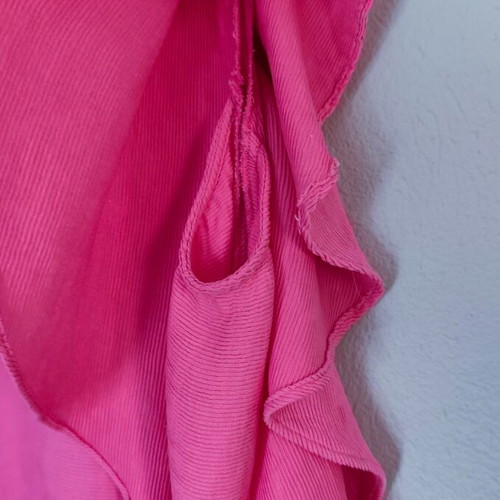 Rachel Roy hot pink top with ruffles XL
