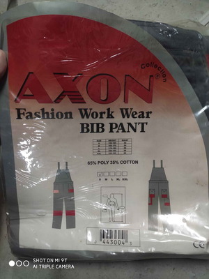 Axon workwear with suspenders Small new