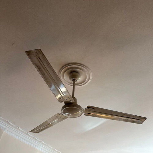 Ceiling fans used, metal industrial design, pack of 2