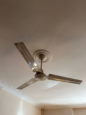 Ceiling fans used, metal industrial design, pack of 2