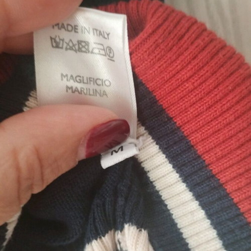 8 by Yoox knitted shirt used, blue, size M