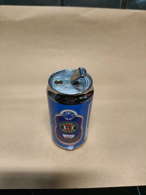 Victoria Bitter beer can lighter used with LED lights