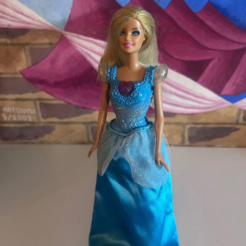 Barbie Fairytale Blue Princess Doll Mattel