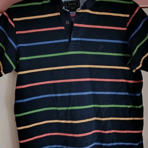 Men's T-shirt like new, multicolor, size M, cotton fabric
