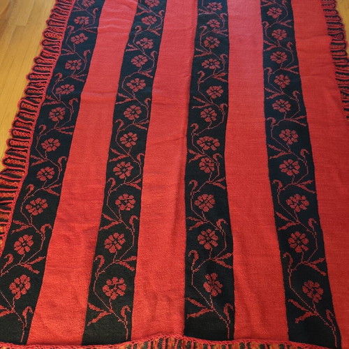 Handmade wool blanket like new 180x240 cm