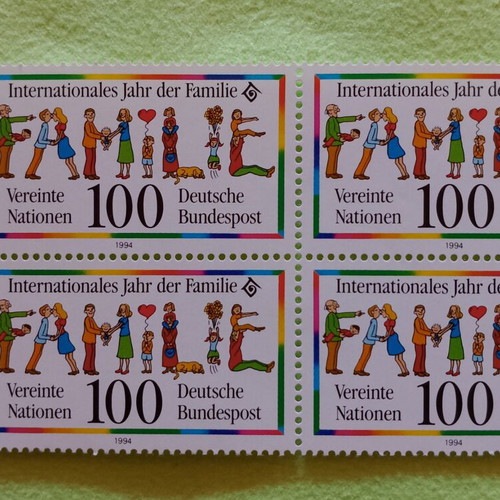 German stamps 1994 first day cover mint condition, sealed block