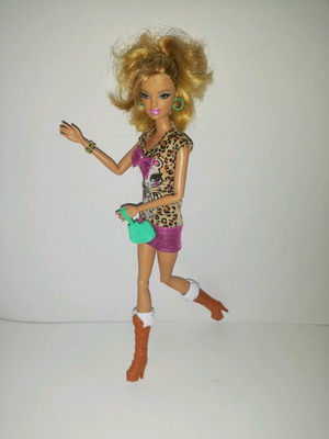 Barbie Fasionistas Summer doll Animal Print 2011 like new, Mattel W3896