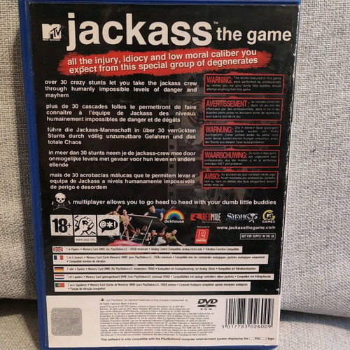 Mtv Jackass The Game PS2 used in excellent condition