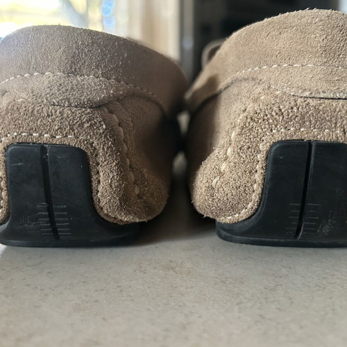 Prince Oliver men's suede loafers beige size 44 like new
