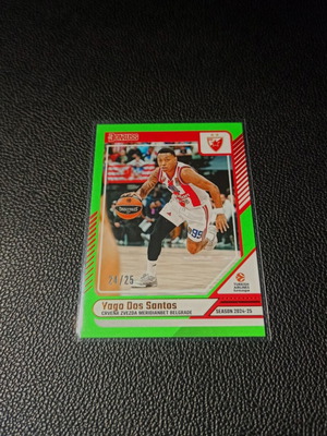 Donruss Euroleague Neon Green Flood Yago Dos Santos 2024-25 like new
